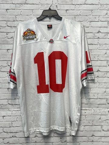 Nike Ohio State Buckeyes #10  BCS National 2007 Championship Men's Size XL Cover