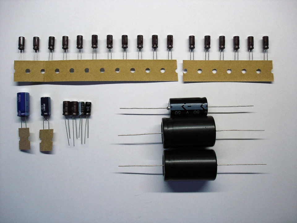 DUAL CV61 Elko-Satz komplett Kondensator recap caps recapping complete kit CV 61 - Bild 1 von 1