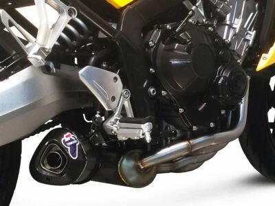 TERMINALE TERMIGNONI TITANIO INOX PER HONDA CBR 650 F / CB 650 F 14-21 NON OMOLO - Immagine 1 di 2