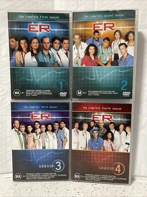 ER Complete Series 1 - 4 DVD Boxsets - George Clooney, Anthony Edwards Region 4 - Image 1 of 4