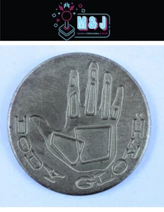 Vintage 1994 Body Glove 'Eliminator' Special Edition Metal Pog (Aussie Seller) - Bild 1 von 3