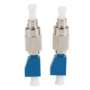 2 Pcs Fiber Adapter High Accuracy Fc Male To Lc Female Hybrid Optical Fiber HEN - Picture 1 of 24