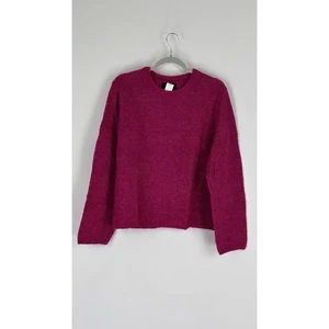 Banana Republic Wollmischung Kuschel Ripp Pullover Pulli Damen Gr. XL Lila Neu - Bild 1 von 7