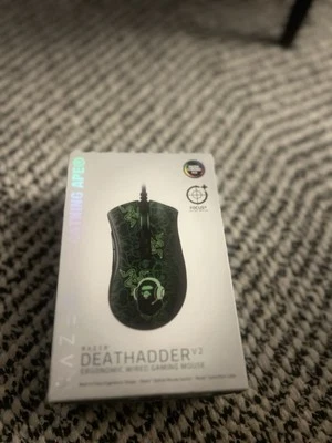 Razer x *A BATHING APE Deathadder V2 Wired Gaming Mouse 20,000 DPI BAPE - Image 1 of 2