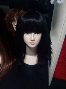 Wig With Bangs Straight Hair Bob Wigs Brazilian Human Hair Wig - Picture 1 of 10