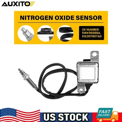 NOX Sensor 5WK96688A Fit VW Passat 2.0L 2012-2015 Audi A4 A5 A6 A7 A8 Q5 S4 - Image 1 of 4