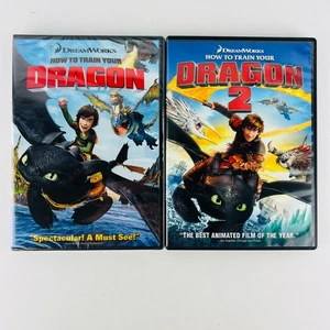 How to Train Your Dragon 1 & 2 DVD Movie Set - Picture 1 of 2