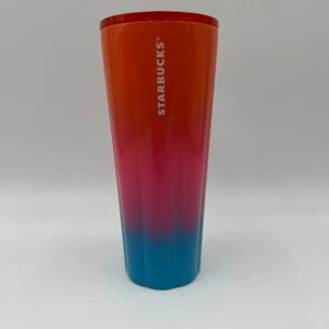 Starbucks 2003 Ombre Gradient Sunset vaso frío 24 oz sin pajita - Imagen 1 de 7