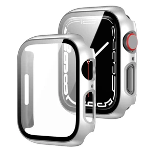Tempered Glass+Cover for Apple Watch Case 45Mm 41Mm 44Mm 40Mm 42Mm Screen Protec - Photo 1 sur 22