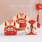 5pcs New Year Gift Box For Candy Chocolate Cookie Nougat Biscuit Bakery Packing