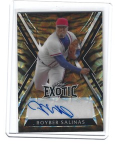 2023 LEAF EXOTIC KALEIDOSCOPE TIGER STRIPE AUTO ROYBER SALINAS 4/8 A'S STAR