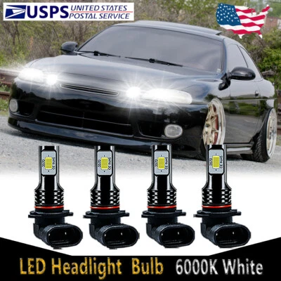 Para Lexus SC300 1992-2000 - 4X 9005+9006 LED Faros Luz Alta Baja HKB Foto 1 de 4