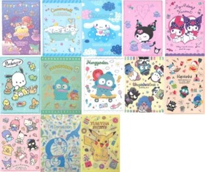 Sanrio,Doraemon,Pocket Monster Plastic File Folders A5 Paper 2storage Stationery - Picture 1 of 66