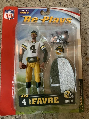 NFL Re-Plays Series 3 Brett Favre Green Bay Packers 2006 NEW, SEALED Gracelyn Cover