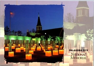  Postcard OK Oklahoma City Alfred P. Murrah Federal Building National Memorial - Picture 1 of 3