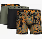 Men Nike 3-Pack Dri-FIT Essential Micro Stretch Boxer Underwear (Graffiti Print)