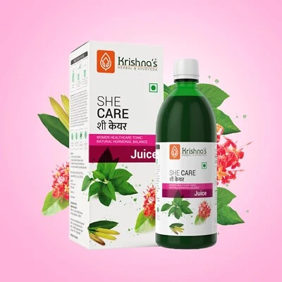 KRISHNA'S HERBAL & AYURVEDA She Care Juice 1000ml - free shipping