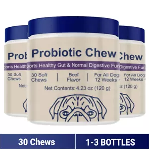 Daily PRE PROBIOTICS Food Treats Chews FOR DOG HEALTHY 30 CHEWS HT - Picture 1 of 15