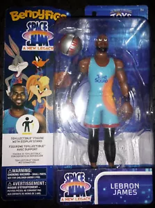 Figura de acción Space Jam BENDYFIGS 7 pulgadas LEBRON JAMES nueva envío gratuito - Imagen 1 de 2