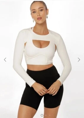 Sujetador deportivo Lorna Jane de malla largo (talla M) Foto 1 de 4