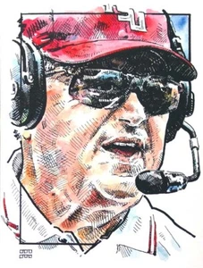 Bobby Bowden Florida State Seminoles 8.5 X 11 Print by Michael Mellett - Picture 1 of 1