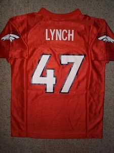 Denver Broncos JOHN LYNCH nfl Football Jersey YOUTH KIDS BOYS CHILDRENS (xl) - Picture 1 of 2