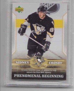 2005-06 Upper Deck Phenomenal Beginning Sidney Crosby BCCG 10 Pittsburgh
