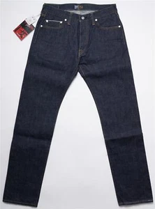 Samurai $400 15oz "Yamato" Selvedge Indigo Denim Jeans Slim Tapered S004JP 36 - Picture 1 of 8