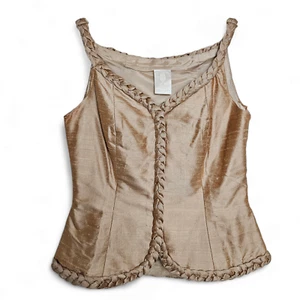 Watters & Watters Damen Vintage elegantes Seidenoberteil Größe M - Bild 1 von 15