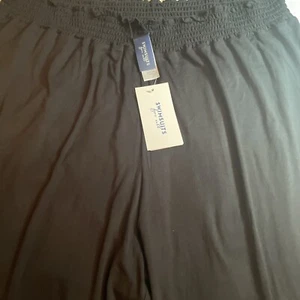 Swimsuits For All Womens Swim Bottoms Black Long Flowing Pants Size 22 NWT NEW - Picture 1 of 8