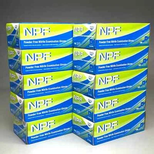 HOSPECO NPF (1,000 PACK) Nitrile Powder Free Exam Gloves Sz L Blue GL-N106FL - Picture 1 of 2