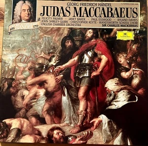 Handel, Judas Maccabaeus, Sir Charles Mackerras English Chamber Orchestra 3 X LP - Picture 1 of 8