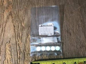 5 Spectro-Film optical filters passband / bandpass new .500 dia 1207-4880-0100 - Picture 1 of 4