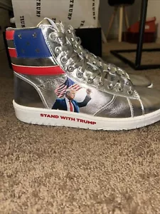 President Trump Hi Top Platinum Sneaker Gr. 10 Authentic 223/600 - Bild 1 von 7