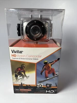 Vivitar DVR 781 HD Action Camcorder Waterproof with Bicycle and Helmet Mounts - Image 1 of 4