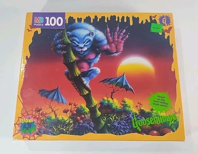 Rompecabezas Piel de Gosebumps 100 piezas: La Bestia del Este #43 MB 1996 ~ Sellado/NUEVO Foto 1 de 4