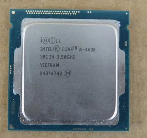 4Th Gen Intel Core i5-4690 LGA 1150 Processor CPU Haswell Quad-Core 3.5GHz - Picture 1 of 2