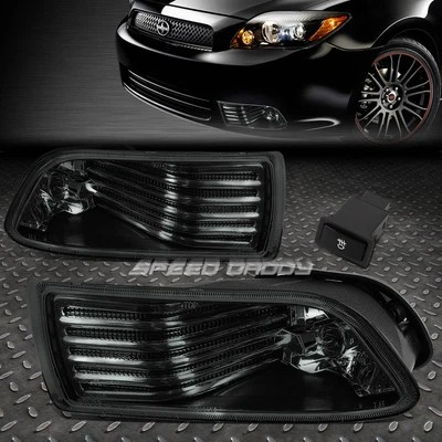 FOR 05-10 SCION TC SMOKE LENS BUMPER DRIVING FOG LIGHT REPLACEMENT LAMP W/SWITCH - Image 1 of 4