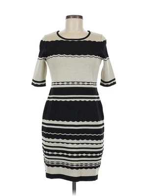 NWT NY Collection Women Ivory Casual Dress M Petites - Image 1 of 4