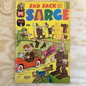 SAD SACK AND THE SARGE #89 Harvey Comic 1971 lustige Kriegs-Cartoons GEORGE BAKER - Bild 1 von 12