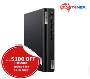 Lenovo ThinkCentre M70q Gen 3 Tiny Desktop PC–i5-12400T/8GB/256GB SSD/11T3002RUK - Picture 1 of 3