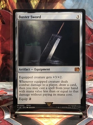 Buster Sword (Non-foil) Final Fantasy 0255 Mythic MTG - Image 1 of 2