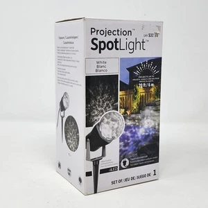 Gemmy LED Light Show Outdoor Projection Kaleidoscope Light Turns/Swirls - White - Picture 1 of 9