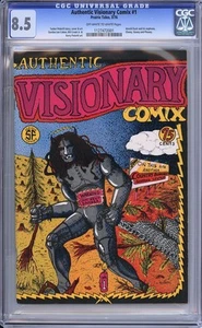 Auténtico Visionary Comix #1 Características Parodia del Pato Disney - ¡CGC 8.5! - Imagen 1 de 2