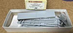 Red Caboose HO Kit #RC-4200 R-30-12 Refrigerator Car Undecorated Wood Ice NIB NY - Picture 1 of 4