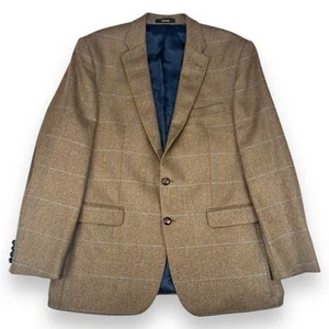 Barbour Tweed Jacket 46R Brown Robert Noble Gamekeeper Wool Sports Blazer Coat - Picture 1 of 12