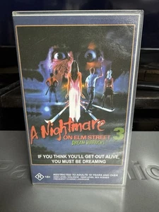A Nightmare On Elm Street Part 3 - Dream Warriors - PAL VHS Cassette Tape R18+ - Picture 1 of 23