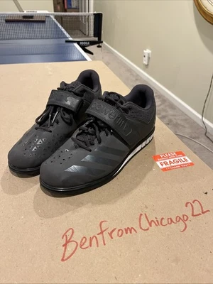 Adidas Powerlift 3.1 negro para hombre - zapatos de levantamiento de pesas - talla 11 de EE. UU. / seminuevos Foto 1 de 4