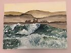 Original Oil Painting Signed By Neill Mison, Stormy Coast