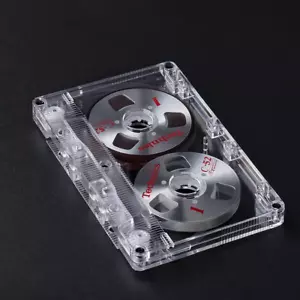 Technics C-52 Reel to Reel Silver Cassette Tape Self-made High Quality Design - Picture 1 of 3